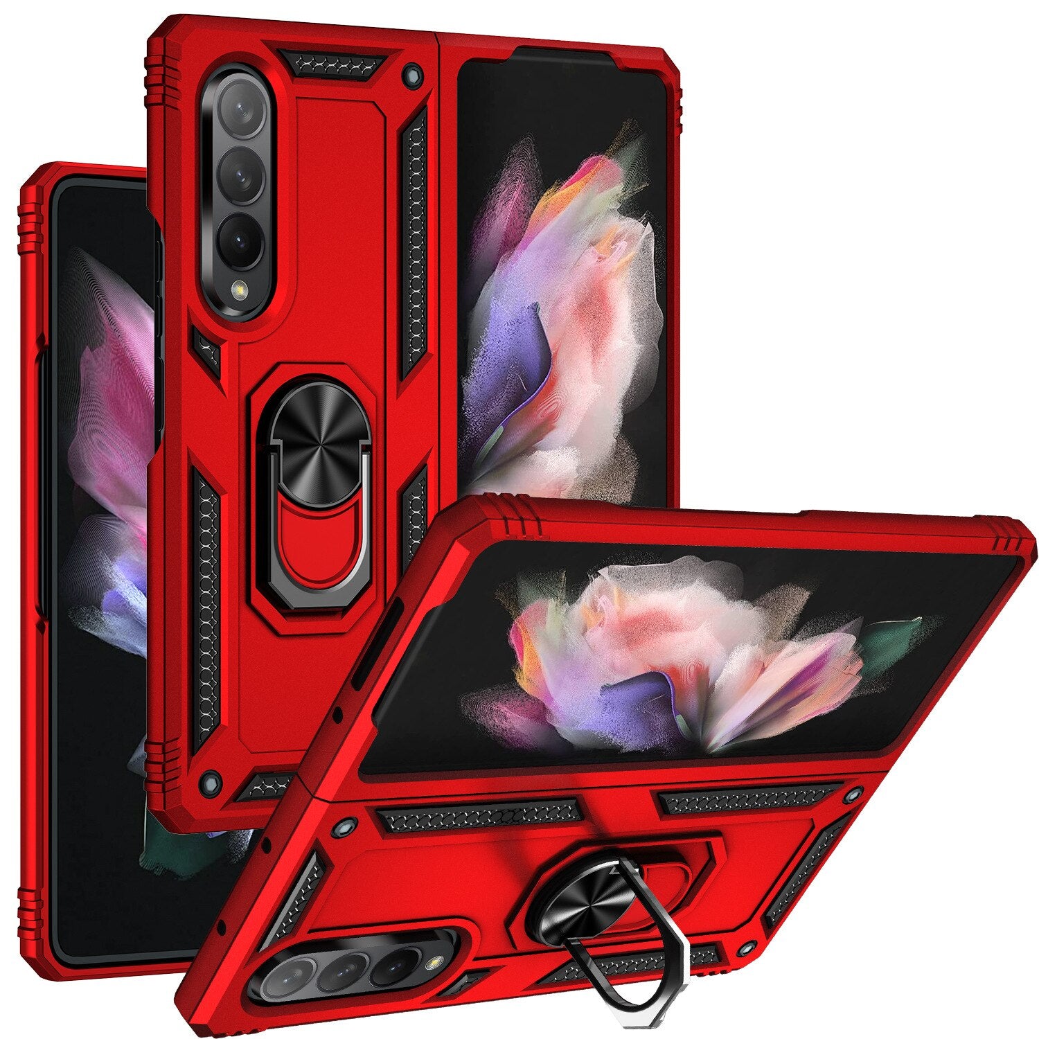 Étui à anneau hybride pour Samsung Galaxy Z Fold 4 5G Étui à anneau hybride pour Samsung Galaxy Z Fold 4 5G
